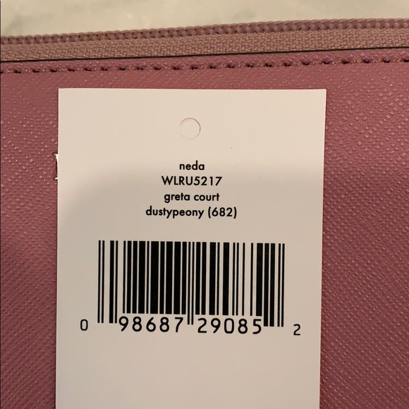 Glitter Kate spade dusty peony pink Neda wallet - Picture 6 of 6